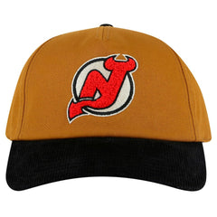 New Jersey Devils - American Needle Burnett Adjustable Hat Tan/Black