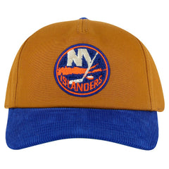 New York Islanders - American Needle Burnett Adjustable Hat Tan/Royal