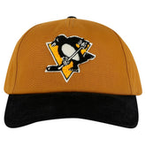 Pittsburgh Penguins American Needle Burnett Adjustable Hat Tan/Black
