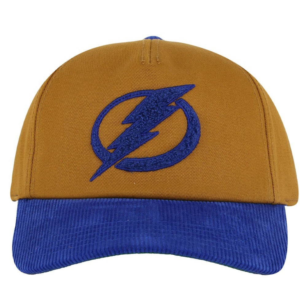 Tampa Bay Lightning - American Needle Burnett Adjustable Hat Tan/Blue