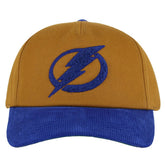 Tampa Bay Lightning - American Needle Burnett Adjustable Hat Tan/Blue
