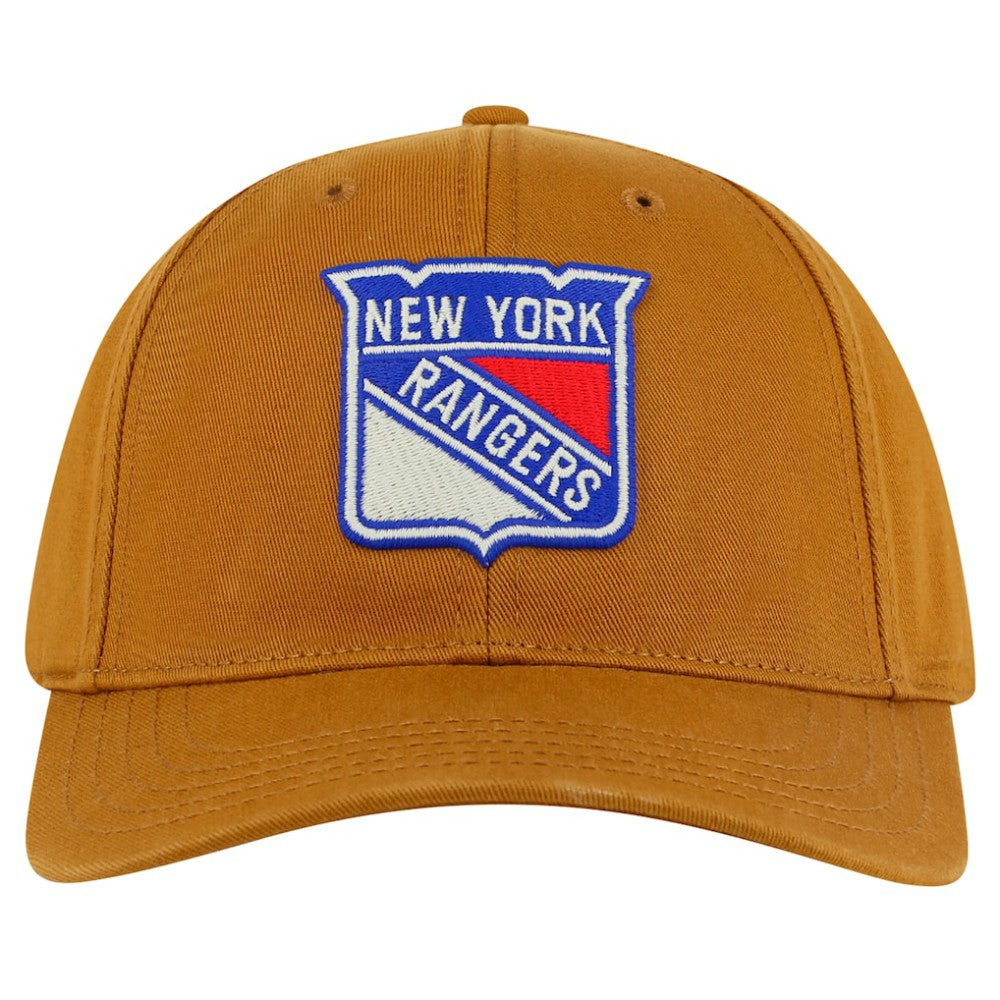 New York Rangers American Needle Hepcat Washed Twill Adjustable Hat Tan