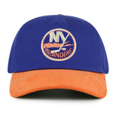 New York Islanders - American Needle Burnett Adjustable Hat Royal/Orange