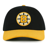 Boston Bruins American Needle Burnett Adjustable Hat Black/Gold