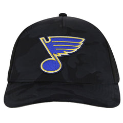 St. Louis Blues - American Needle Valin Camo Super Tech Vented Adjustable Hat Black