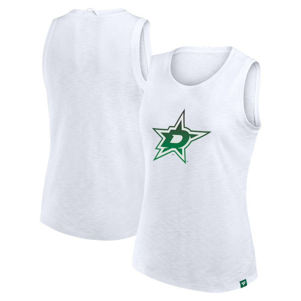 Dallas Stars - Fanatics Women's Slub Tank Top White