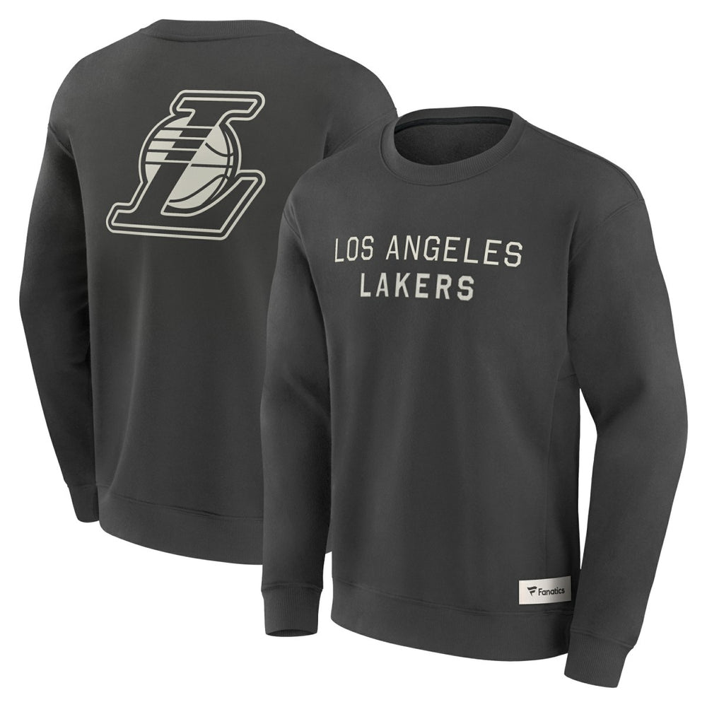 Fanatics - Los Angeles Lakers Elements Future Ground Lettering Pullover Sweatshirt - Gray