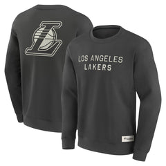 Fanatics - Los Angeles Lakers Elements Future Ground Lettering Pullover Sweatshirt - Gray