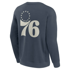 Fanatics - Philadelphia 76ers Elements Future Ground Lettering Pullover Sweatshirt - Blue