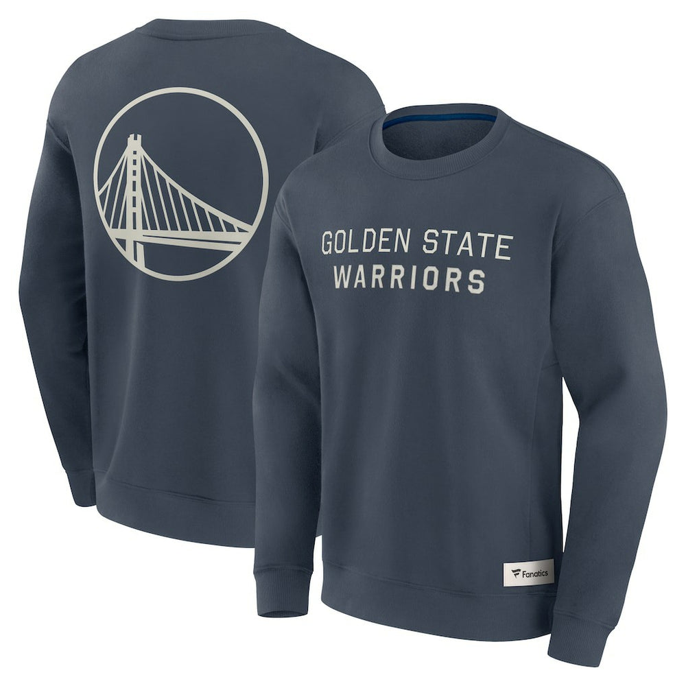 Fanatics - Golden State Warriors Elements Future Ground Lettering Pullover Sweatshirt - Blue