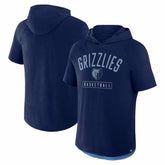 Fanatics - Memphis Grizzlies Pass Legend Raglan Hoodie T-Shirt - Navy