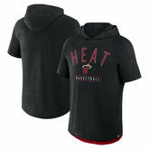 Fanatics - Miami Heat Pass Legend Raglan Hoodie T-Shirt - Black