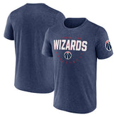 NBA - Washington Wizards Logo Athletic Block Practice Performance T-Shirt - Heather Navy
