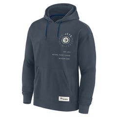 Winnipeg Jets - Fanatics Future Ground Info Pullover Hoodie Navy