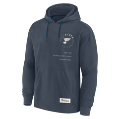 St. Louis Blues - Fanatics Future Ground Info Pullover Hoodie Navy