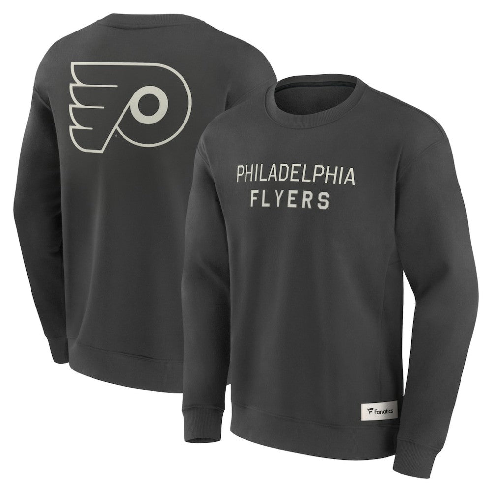 Philadelphia Flyers - Fanatics Elements Future Ground Lettering Pullover Sweatshirt Charcoal