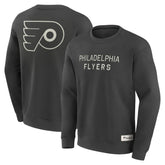 Philadelphia Flyers - Fanatics Elements Future Ground Lettering Pullover Sweatshirt Charcoal
