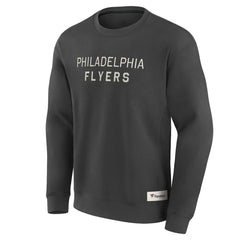 Philadelphia Flyers - Fanatics Elements Future Ground Lettering Pullover Sweatshirt Charcoal