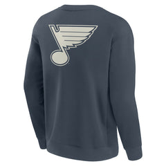 St. Louis Blues - Fanatics Elements Future Ground Lettering Pullover Sweatshirt Blue