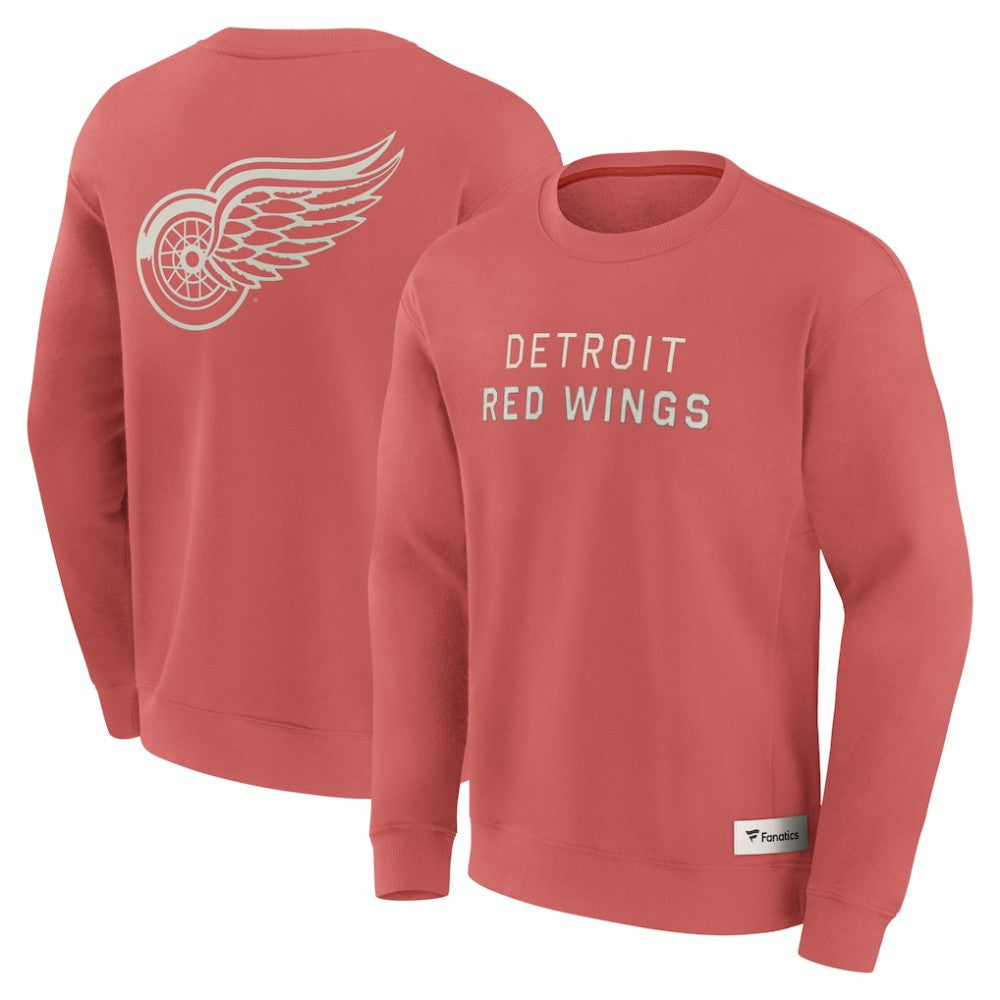 Detroit Red Wings - Fanatics Elements Future Ground Lettering Pullover Sweatshirt Red