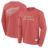 Detroit Red Wings - Fanatics Elements Future Ground Lettering Pullover Sweatshirt Red