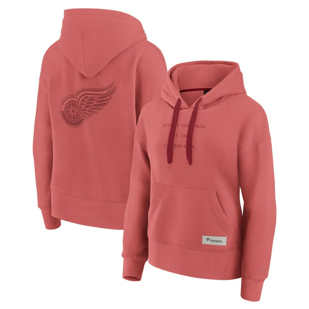 Detroit Red Wings - Fanatics Women's Elements Future Ground Subtle Tonal Pullover Hoodie Red