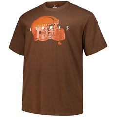 Cleveland Browns Big & Tall Coordinate T-Shirt Brown - Fanatics