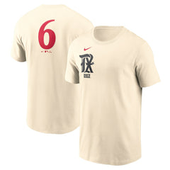 Texas Rangers Nike City Connect Fuse Name & Number T-Shirt for sale