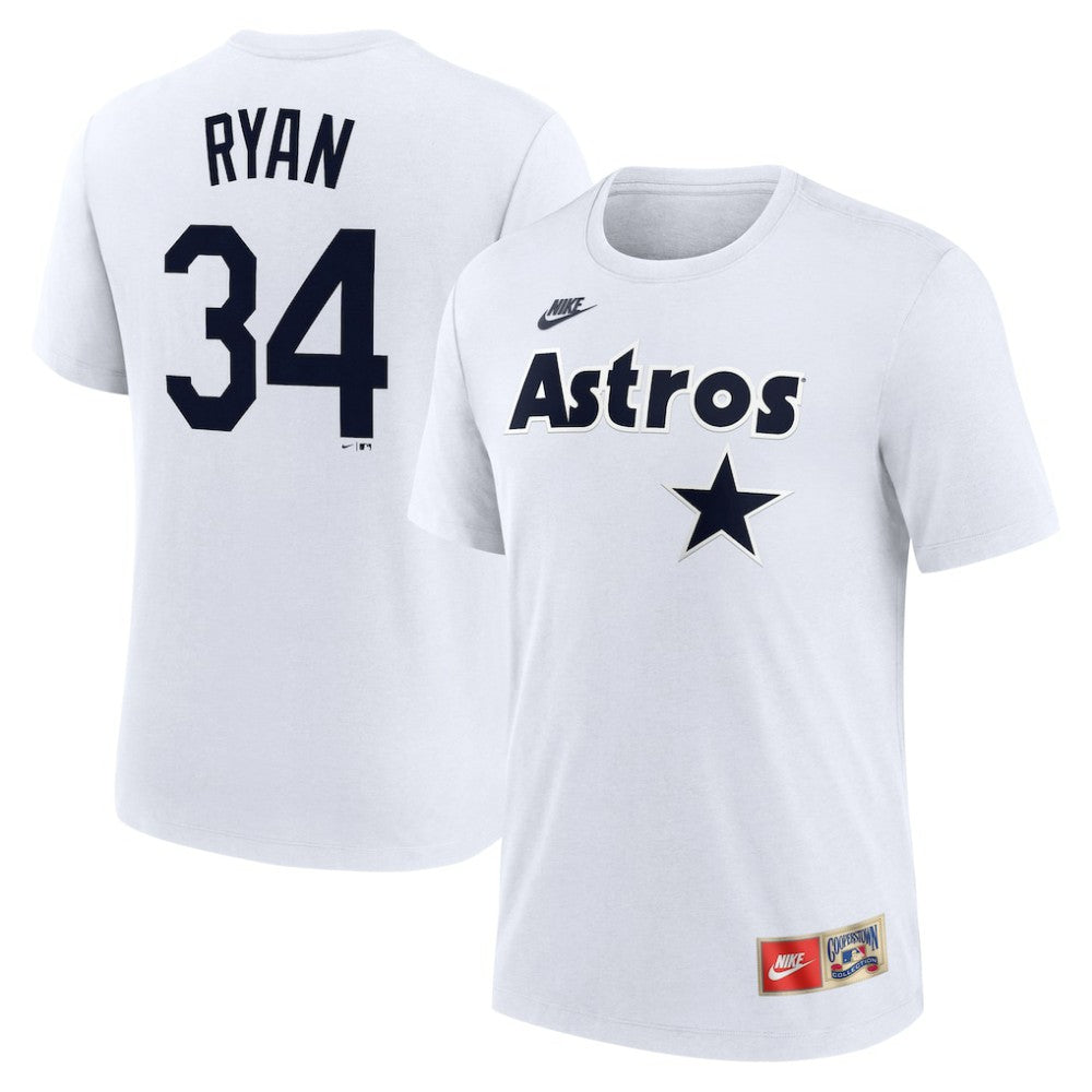 Nolan Ryan Houston Astros Nike Cooperstown Collection Name & Number Tri-Blend T-Shirt for sale