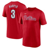 Bryce Harper Philadelphia Phillies Nike Legend Name & Number Performance T-Shirt On Sale