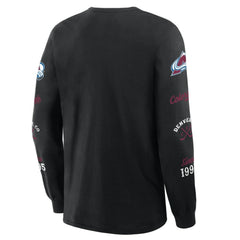Colorado Avalanche - Fanatics Boxed In Legacy Long Sleeve T-Shirt Black