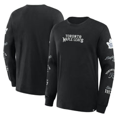 Toronto Maple Leafs - Fanatics Boxed In Legacy Long Sleeve T-Shirt Black