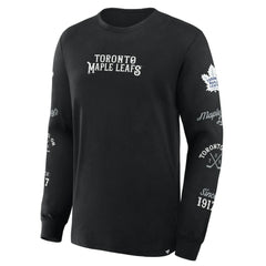 Toronto Maple Leafs - Fanatics Boxed In Legacy Long Sleeve T-Shirt Black