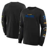 St. Louis Blues - Fanatics Boxed In Legacy Long Sleeve T-Shirt Black