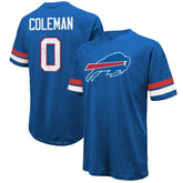 Keon Coleman Buffalo Bills Majestic Threads Name & Number Oversized Fit T-Shirt Royal - NFL