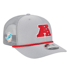 Miami Dolphins New Era 2025 Pro Bowl 9SEVENTY Stretch-Snap Hat Gray - NFL