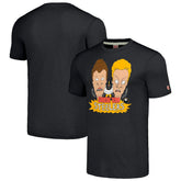 Pittsburgh Steelers NFL x Homage x Beavis and Butt-Head Unisex Tri-Blend T-Shirt – Charcoal - NFL