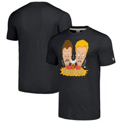 Pittsburgh Steelers NFL x Homage x Beavis and Butt-Head Unisex Tri-Blend T-Shirt – Charcoal - NFL