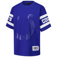 Indianapolis Colts The Wild Collective Women's Drop Shoulder T-Shirt Royal - NFL