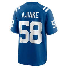 Austin Ajiake Indianapolis Colts Game Jersey Royal - Nike