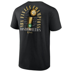 Fanatics - Boston Celtics 2024 NBA Finals Champions Big & Tall Fade Away Jumper Roster Signature T-Shirt - Black