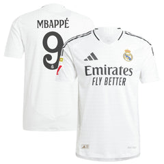 Adidas Kylian Mbappé Real Madrid 2024/25 Home Player Jerseys - White