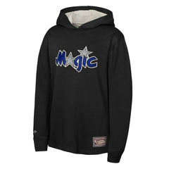 Mitchell & Ness - Orlando Magic Youth Hardwood Classics Lightweight Thermal Long Sleeve Hoodie T-Shirt - Black