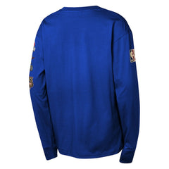 Mitchell & Ness - Philadelphia 76ers Youth Hardwood Classics All Over Long Sleeve T-Shirt - Royal