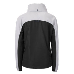 New York Jets Cutter & Buck Women's Primary Logo Charter Eco Recycled Half-Zip Hoodie Anorak Jacket Black - NFL