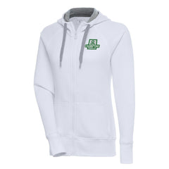 NBA - Boston Celtics Antigua Women's 2024 NBA Finals Champions Victory Raglan Full-Zip Jacket - White