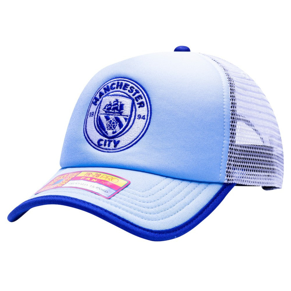 Manchester City Destiny Trucker Adjustable Hat - Light Blue