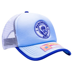 Manchester City Destiny Trucker Adjustable Hat - Light Blue
