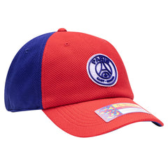Paris Saint-Germain Fan Ink Male Adult Striker Adjustable Hat - Red/Navy