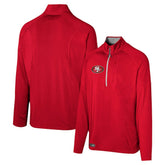 San Francisco 49ers Grind Iron Quarter-Zip Top Scarlet - NFL
